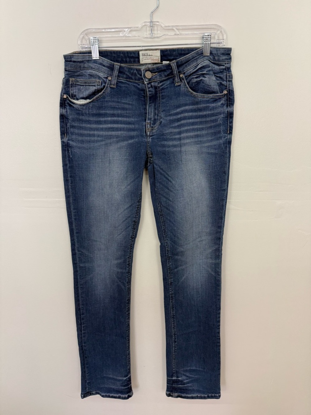 BKE Women's Dark Blue Payton Straight Leg Jeans BB15
